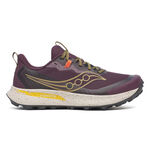 Chaussures de running Saucony Saucony Peregrine 15 Chaussure Trail Hommes-Violet,Le Caramel