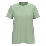 Vêtements Odlo Odlo Zeroweight Chill-Tec Maillot De Course Femmes-Sauge