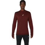 Vêtements ASICS ASICS Road Winter Seamless Maillot de course Hommes-rouge vin