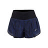 Road AOP 2in1 3.5in Short de running Femmes-bleu fonc&eacute;, noir