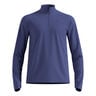 Essential Thermal Midlayer 1/2 Zip Maillot de course Hommes - bleu, 