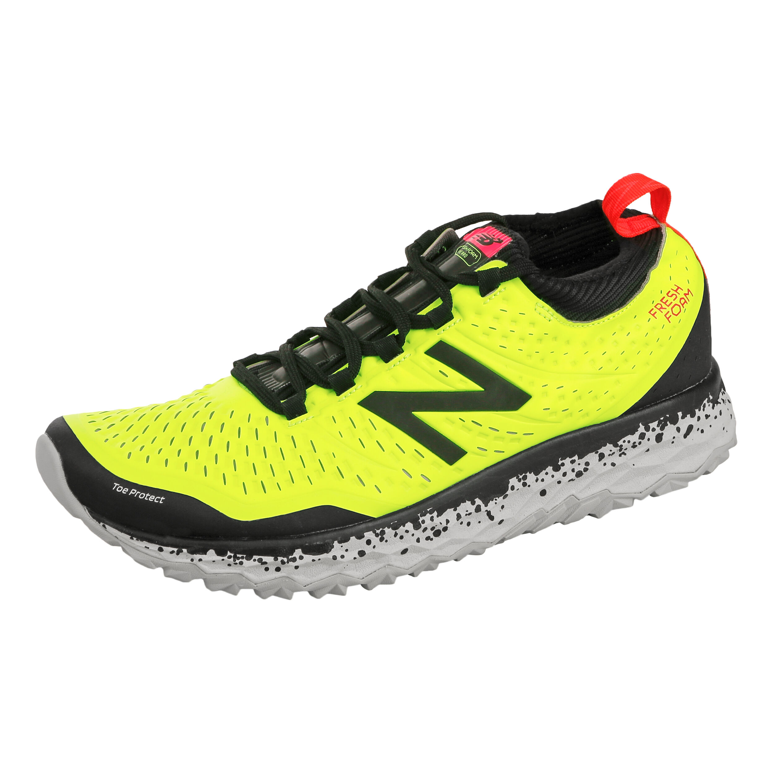 Acheter New Balance Fresh Foam Hierro V3 Chaussure Trail Hommes Jaunes Fluo Noir en ligne Running Point FR