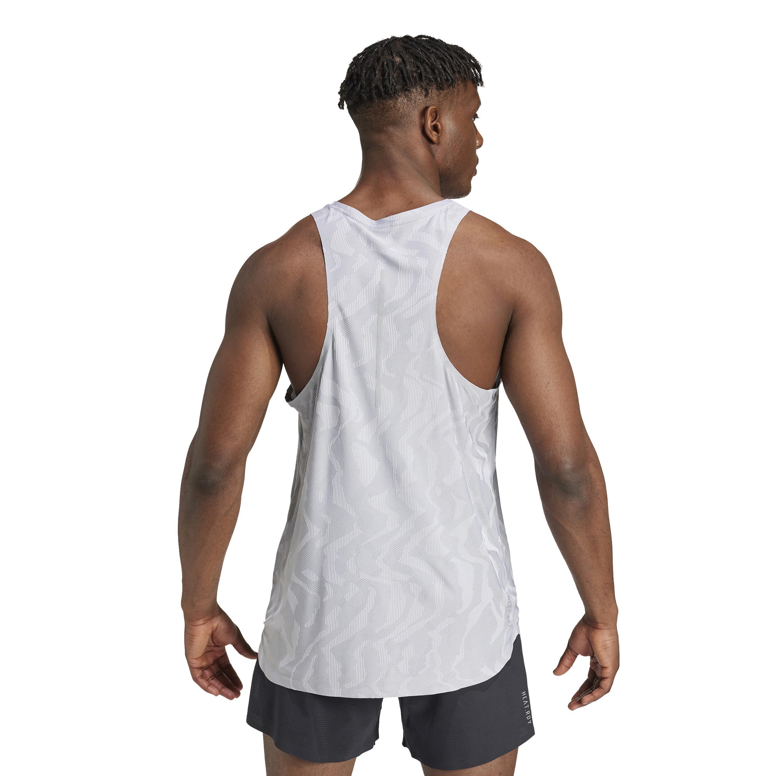 Acheter adidas Ultimate Engineered Maillot De Course Hommes Argent en ligne Running Point FR