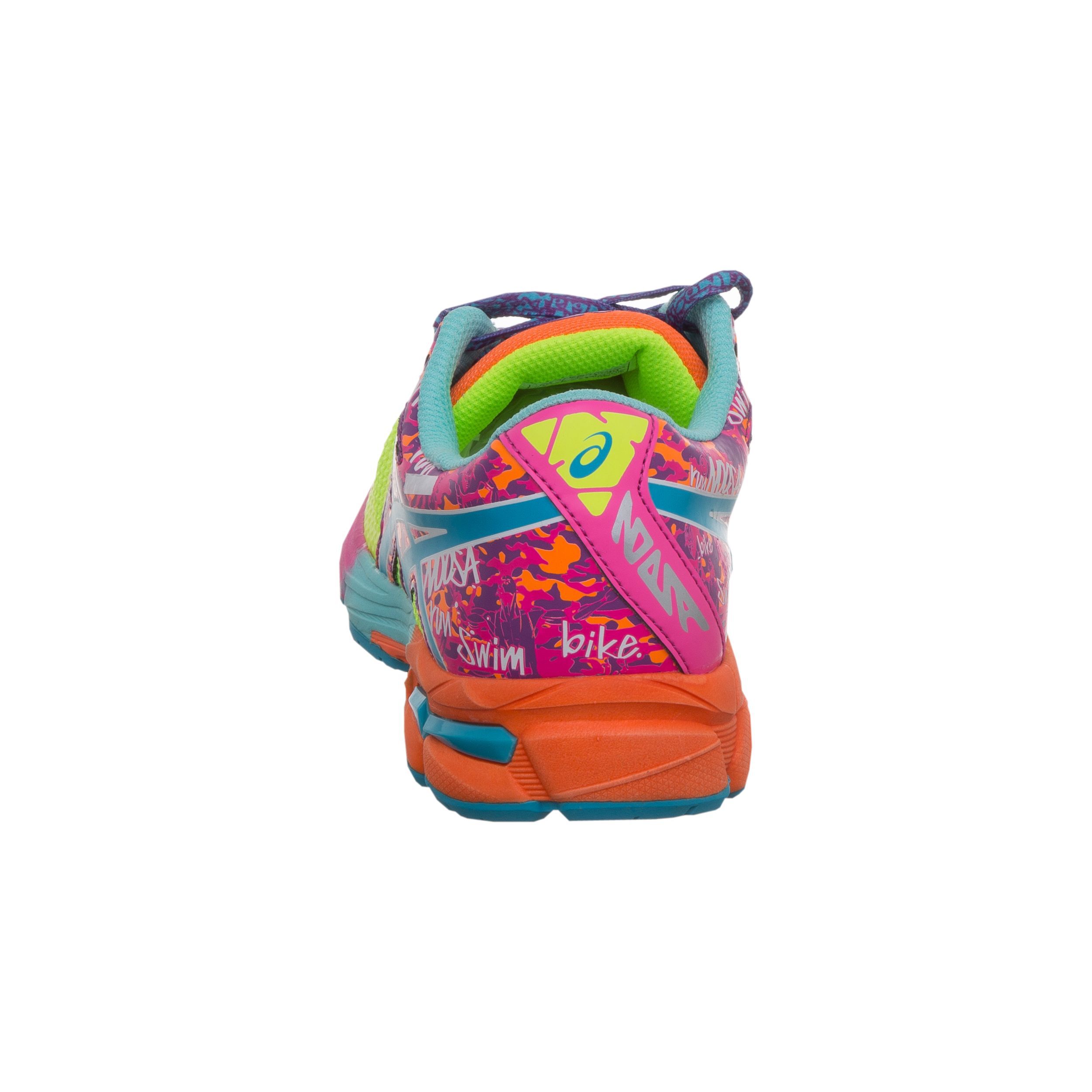 Gel Noosa Tri 10 GS Chaussure De Competition Enfants Jaunes Fluo Pink Fluo