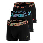 Vêtements Nike Nike Dri-Fit Essential Micro Trunk Caleçon Pack de 3 Hommes - noir, noir