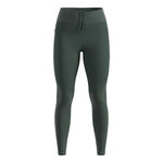 Vêtements Odlo Odlo Zeroweight Warm Reflective Collant De Course Femmes-Vert Olive
