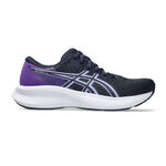 Chaussures de running ASICS ASICS Patriot 14 Chaussure De Running Sans Stabilisateurs Femmes-Bleu Foncé,Lilas