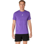 V&ecirc;tements ASICS ASICS Road Seamless Maillot de course Hommes-violet