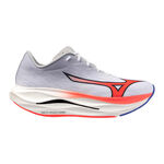 Chaussures de running Mizuno Mizuno Wave Rebellion Flash 3 Chaussure de compétition Hommes - blanc, corail