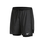 Vêtements Nike Nike Dri-Fit Stride Hybrid 5in 2in1 Short De Running Hommes-Noir,Gris