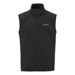 Vêtements Craft Craft ADV Essence Warm 2 Gilets De Course Hommes-Noir