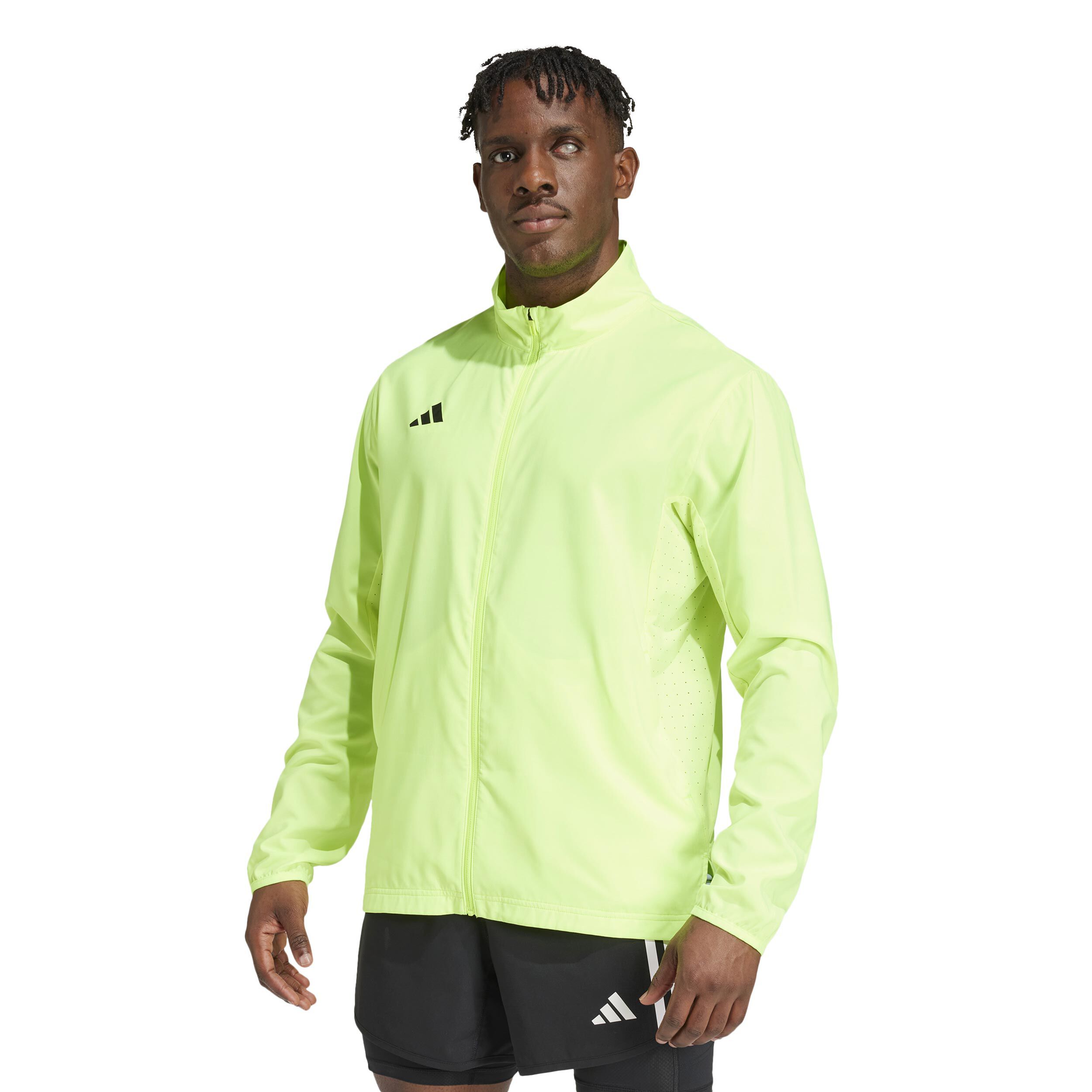 Acheter adidas Adizero Essentials Veste Running Hommes Jaune en ligne Running Point FR