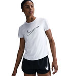 Vêtements Nike Nike Swoosh Maillot De Course Femmes-Blanc