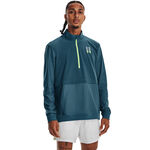 Vêtements Under Armour Under Armour Run Anywhere Haut Manches Longues Hommes-Bleu,Vert