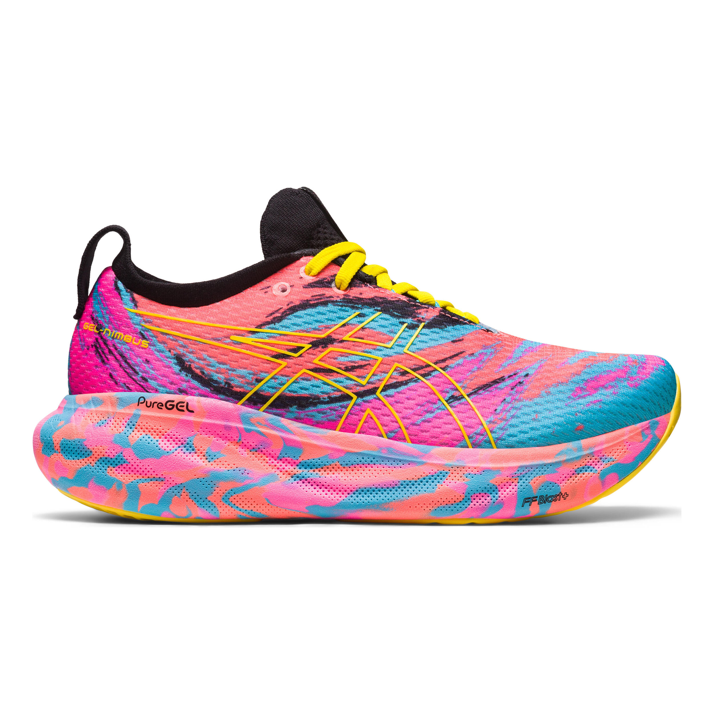 Gel Nimbus 25 Chaussure De Running Sans Stabilisateurs Femmes Multicouleur