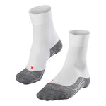 Vêtements Falke Falke RU4 Chaussettes De Running Femmes-Blanc,Gris