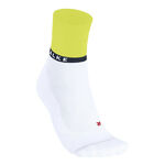 V&ecirc;tements Falke Falke RU4 Endurance Compression Chaussettes De Running Hommes-Blanc,Jaune
