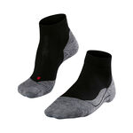 V&ecirc;tements Falke Falke RU4 Endurance Short Chaussettes De Running Hommes-Noir,Gris