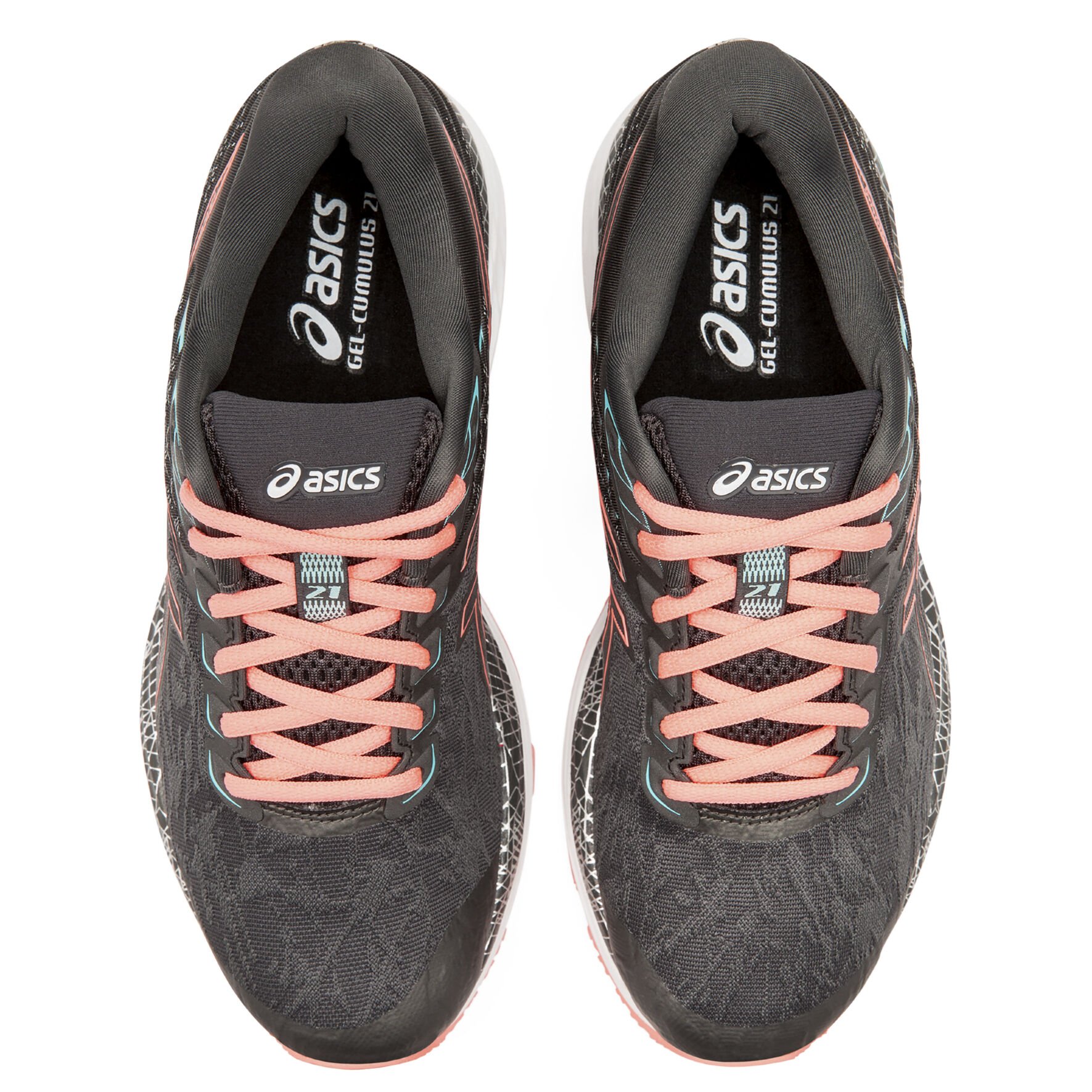 Gel Cumulus 21 Lite Show Chaussure De Running Sans Stabilisateurs Femmes Gris Corail