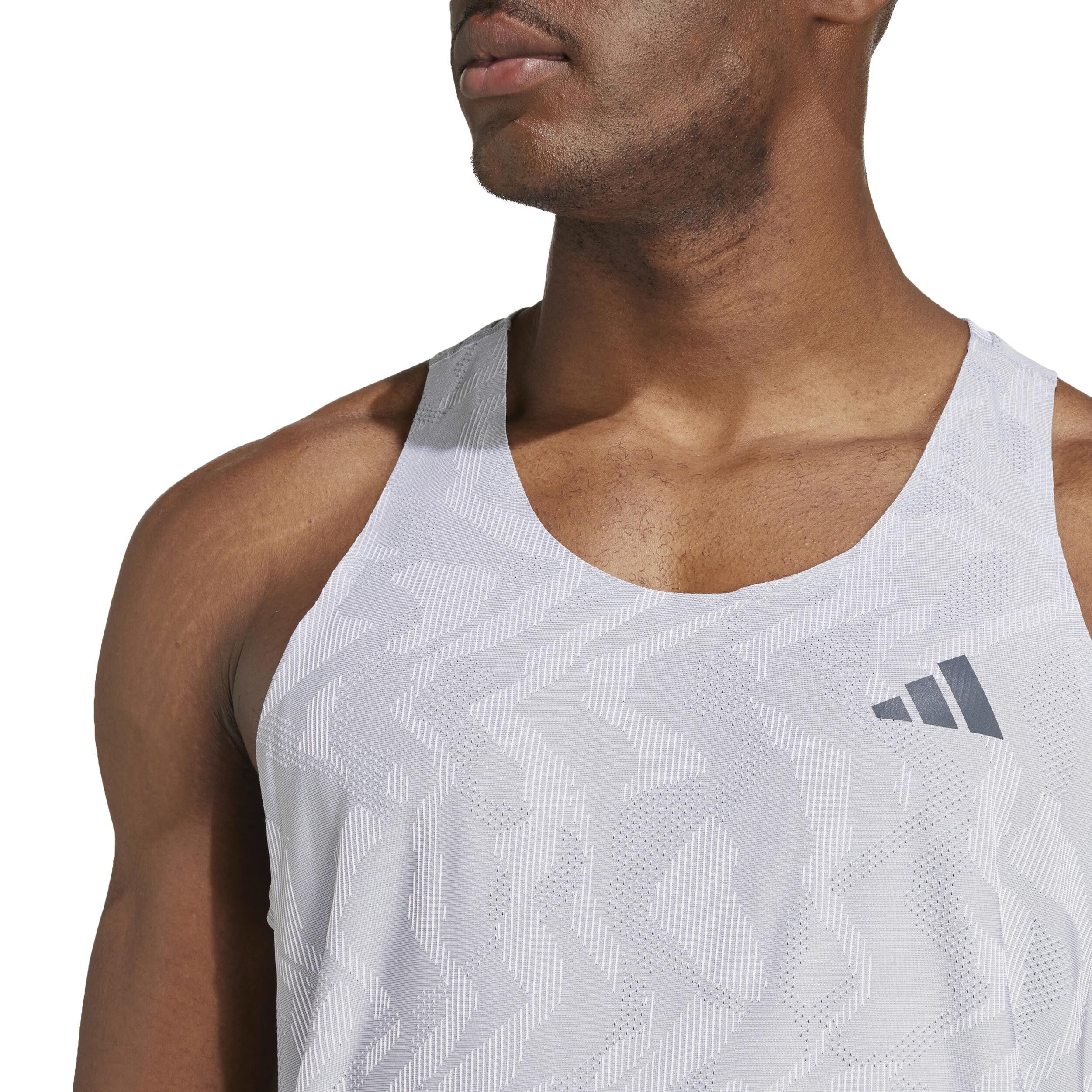 Acheter adidas Ultimate Engineered Maillot De Course Hommes Argent en ligne Running Point FR