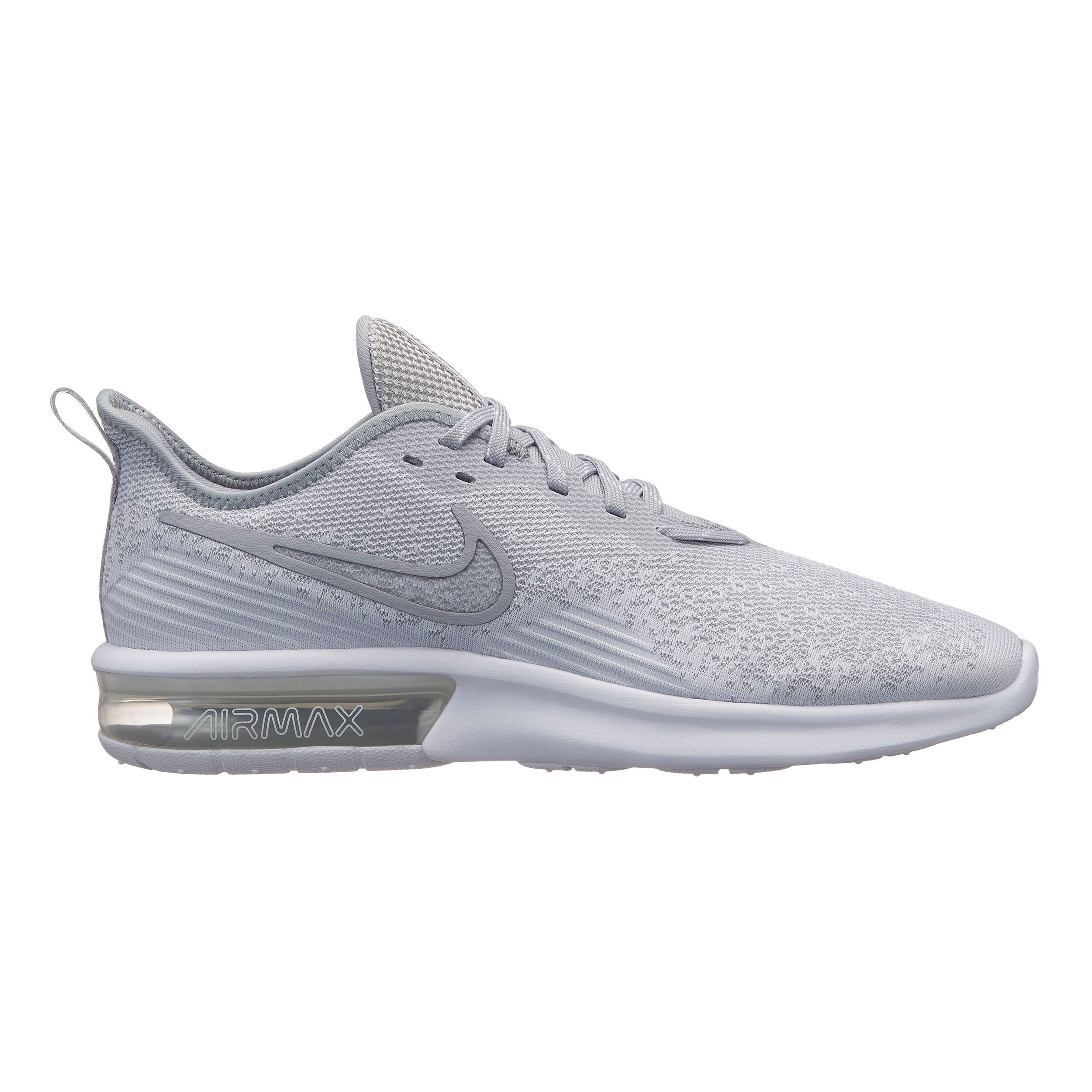 Acheter Nike Air Max Sequent 4 Chaussure De Running Sans Stabilisateurs Hommes Gris Clair Blanc en ligne Running Point FR