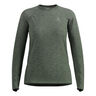 Essential Seamless Crew Neck Haut manches longues Femmes-vert olive