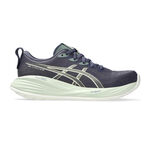 Chaussures de running ASICS ASICS Gel-Cumulus 27 Chaussure De Running Sans Stabilisateurs Femmes-Bleu Gris, Crème