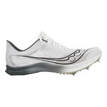 Chaussures de running Saucony Saucony Endorphin Cheetah Spikes-Blanc,Gris
