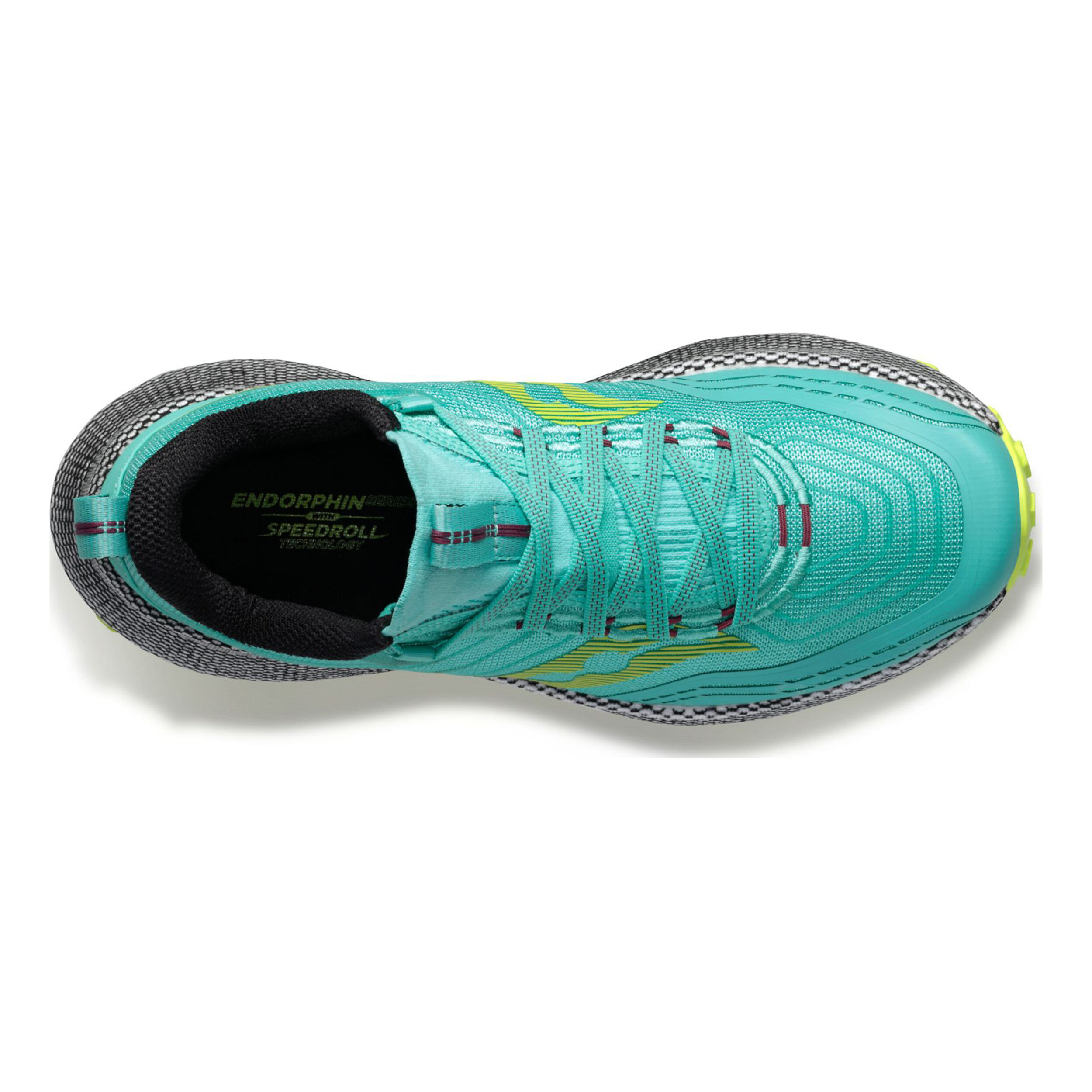 Acheter Saucony Endorphin Trail Chaussure Trail Femmes Turquoise Jaune en ligne Running Point FR