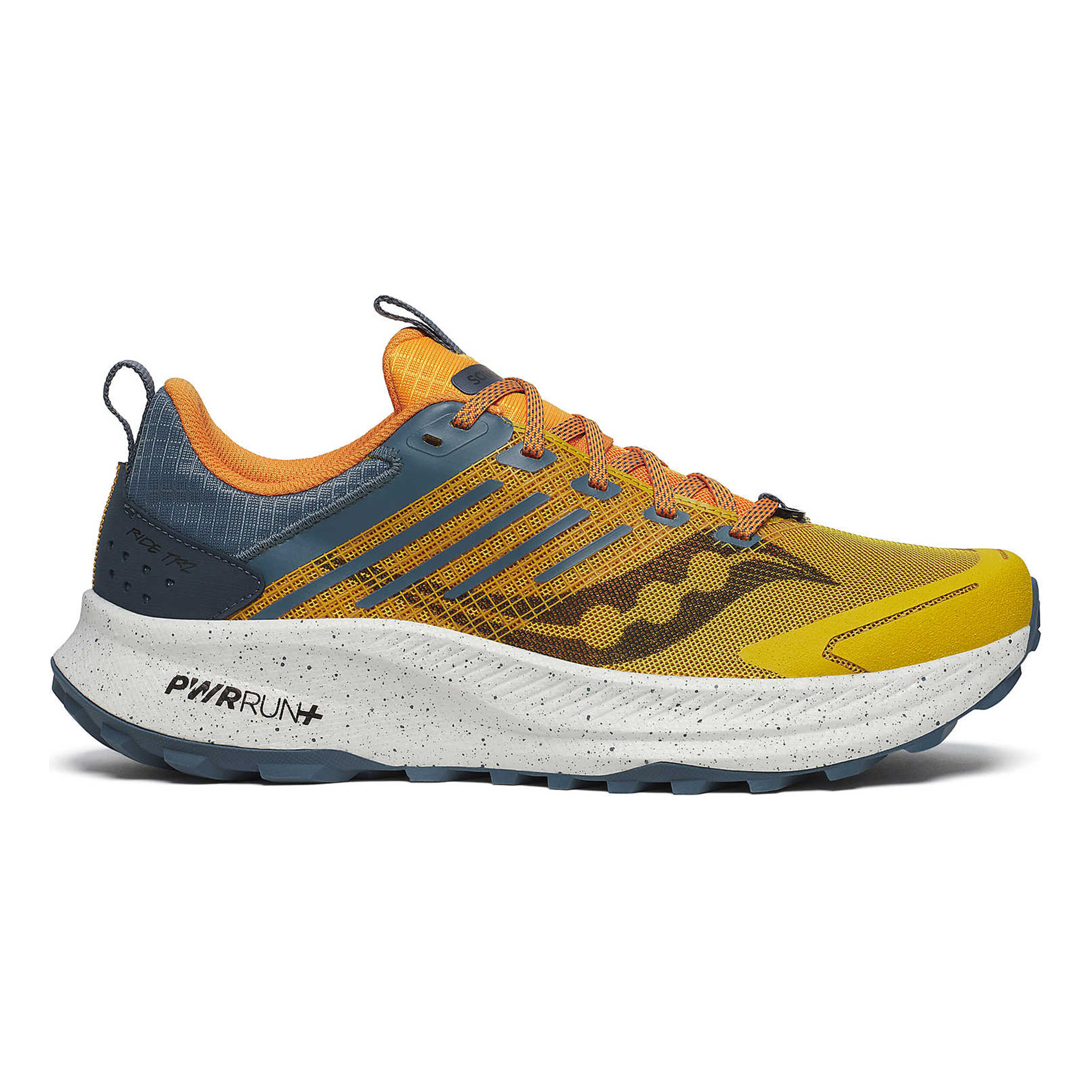 Acheter Saucony Ride TR2 Chaussure Trail Hommes Jaune Bleu Gris en ligne Running Point FR