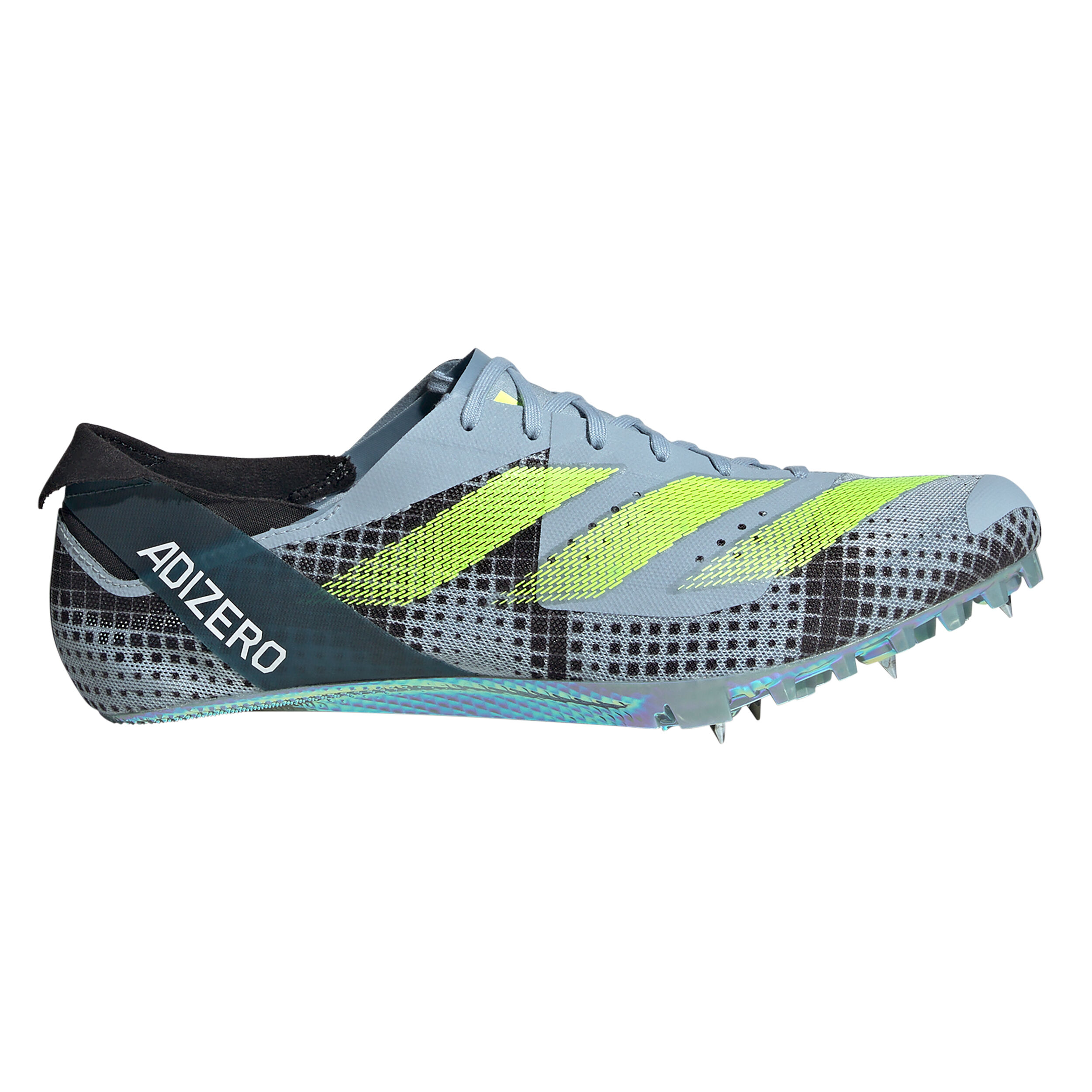Adizero Finesse Spikes Hommes Bleu Jaune Lemon