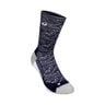 Performance Run Crew Chaussettes De Running-Bleu,Gris