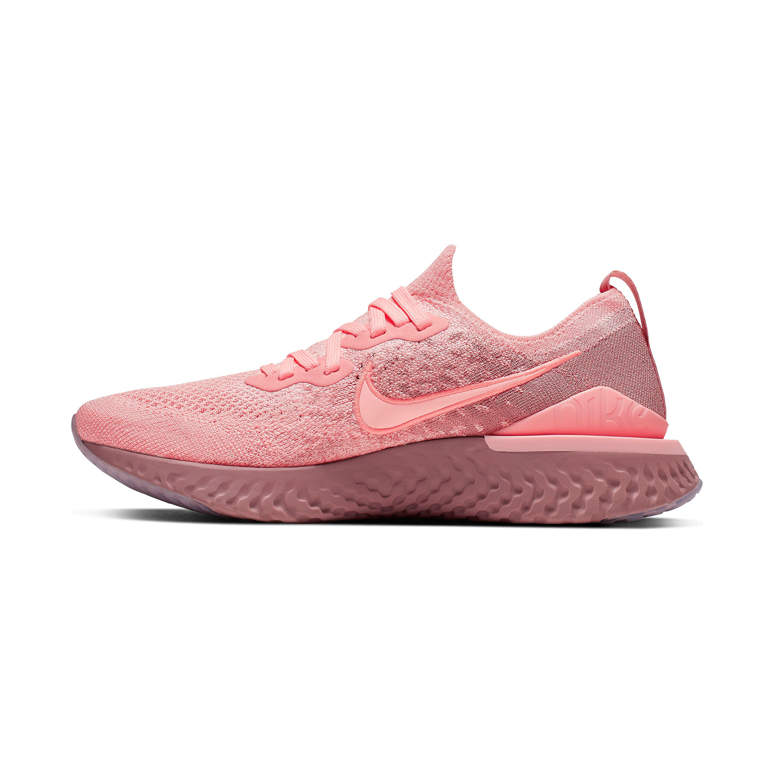 Acheter Nike Epic React Flyknit 2 Chaussure De Running Sans Stabilisateurs Femmes Corail Rose en ligne Running Point FR