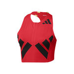 Vêtements adidas adidas Road To Records Crop Top Débardeur Tank Top Femmes-Rouge,Noir