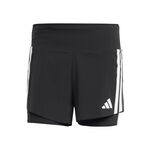Vêtements adidas adidas Adizero 2in1 Short De Running Hommes-Noir,Blanc