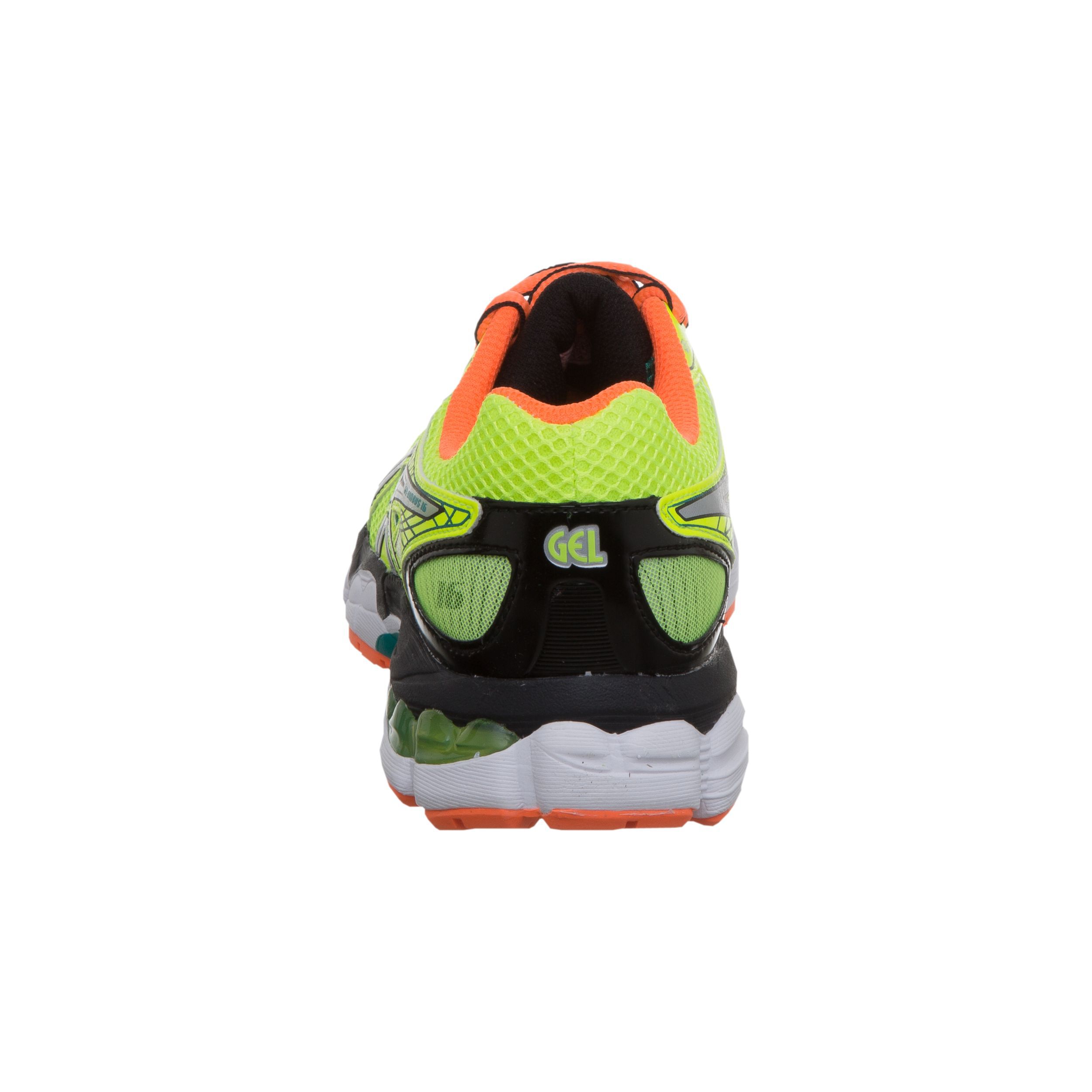 Acheter ASICS Gel Nimbus 16 GS Chaussure Natural running Ultra leger Enfants Jaunes Fluo Argent en ligne Running Point FR