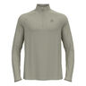 Essential 1/2 Zip Haut Manches Longues Hommes-Gris