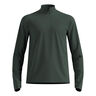 Essential Thermal Midlayer 1/2 Zip Maillot De Course Hommes-Vert Olive