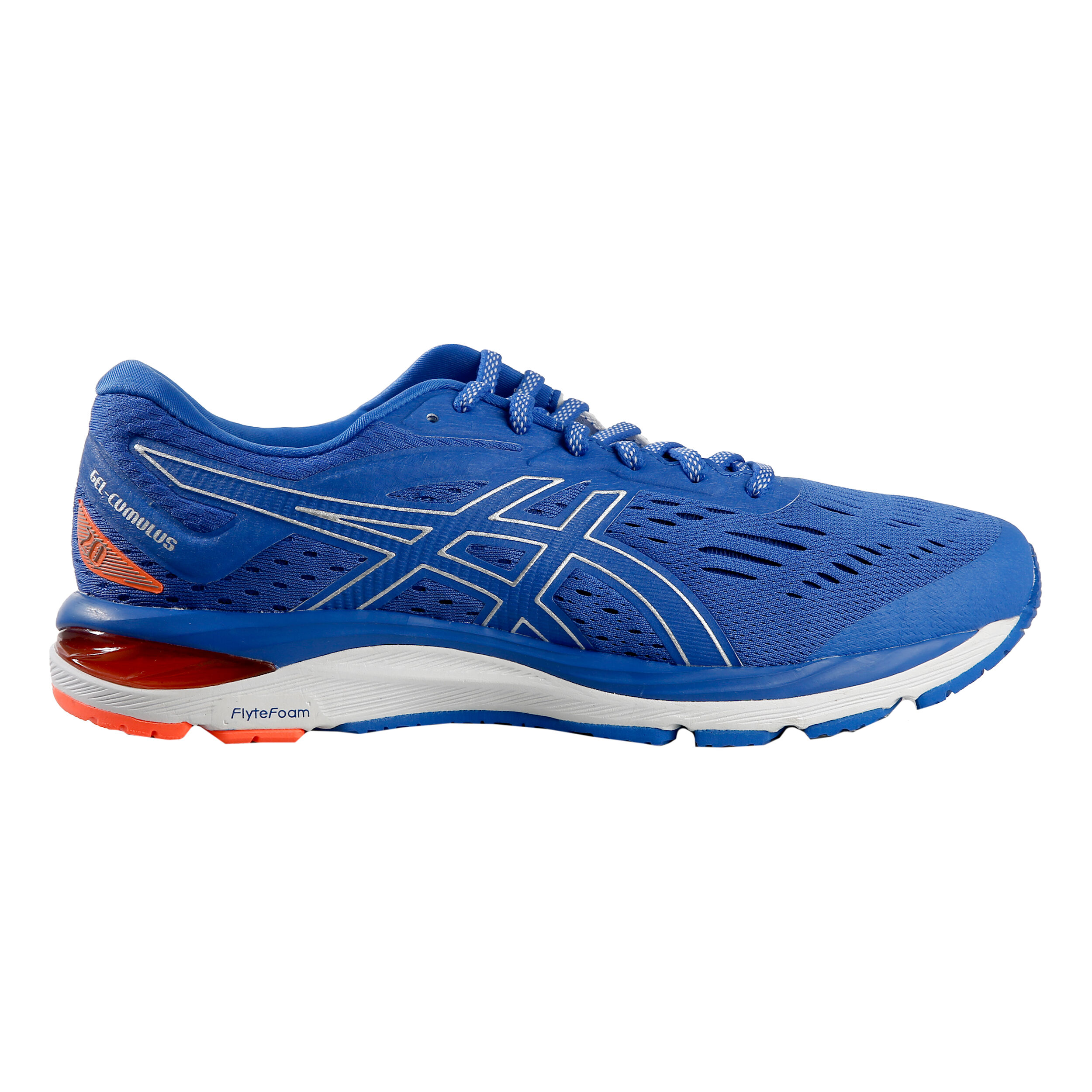 Gel Cumulus 20 Chaussure De Running Sans Stabilisateurs Hommes Bleu Blanc