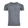 BL Top Crew Neck Shortsleeve Performance Light Eco Maillot De Course Hommes-Gris