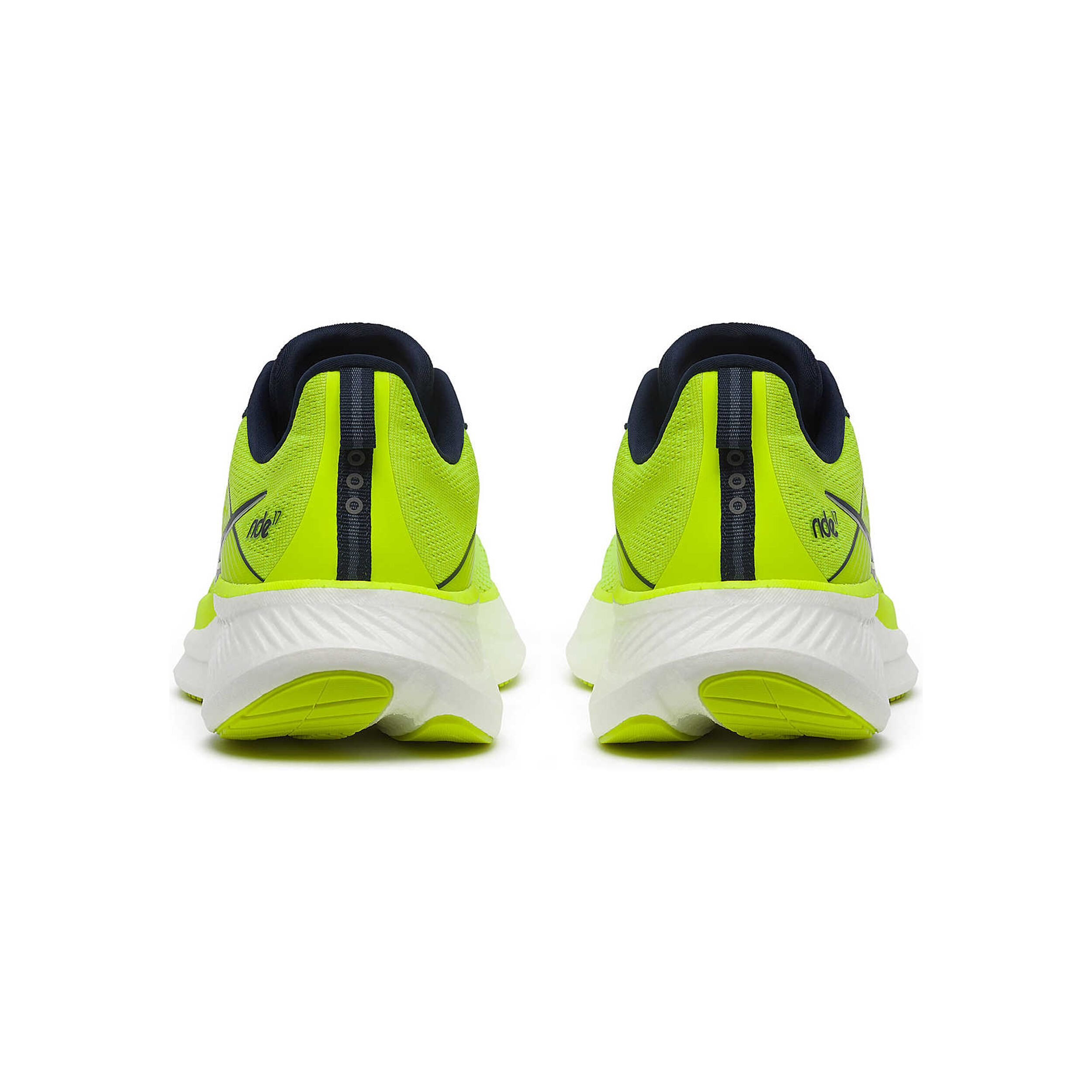 Acheter Saucony Ride 17 Chaussure De Running Sans Stabilisateurs Hommes Jaune Citron Bleu taille 45 en ligne Running Point FR