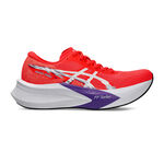 Chaussures de running ASICS ASICS Magic Speed 4 Chaussure De Compétition Femmes-Corail,Gris