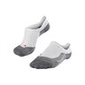RU4 Endurance Invisible Chaussettes De Running Femmes-Blanc,Gris