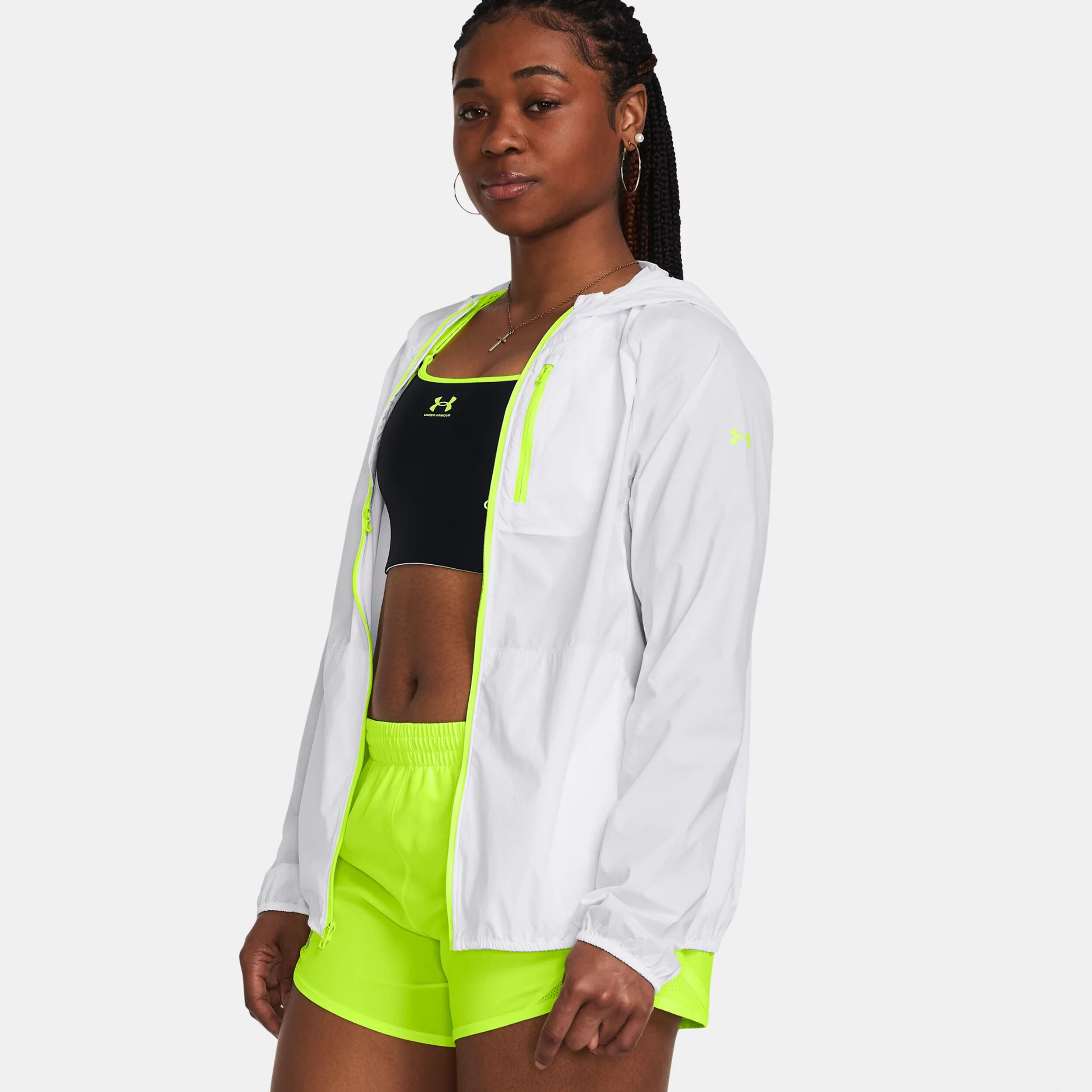 Veste running fluo femme shop