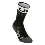 Vêtements UYN UYN Runner'S One Mid Chaussettes De Running Femmes-Noir,Blanc