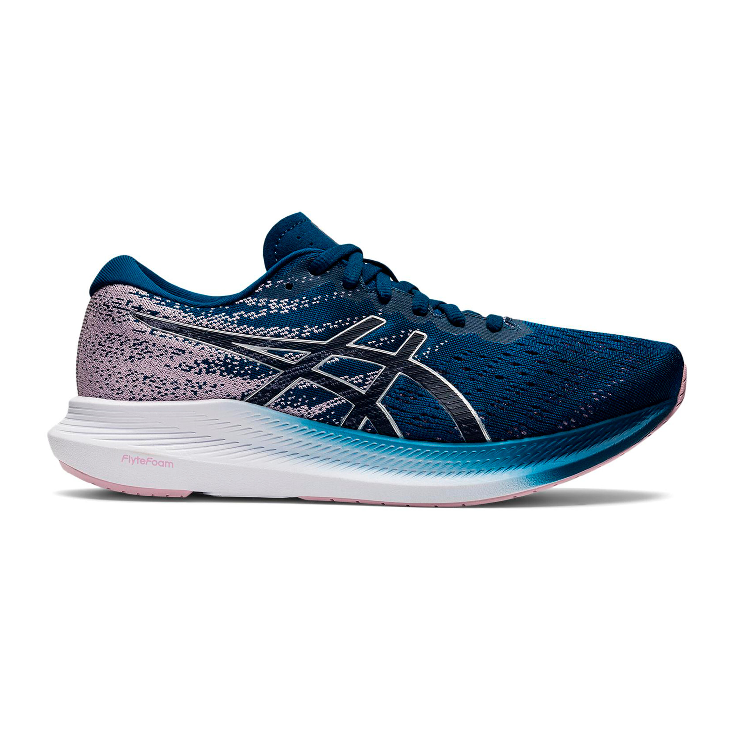 Acheter ASICS Evoride 3 Chaussure De Running Sans Stabilisateurs Femmes Bleu Argent en ligne Running Point FR