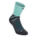 V&ecirc;tements Bauerfeind Bauerfeind Run Performance Mid Cut  Chaussettes de running Femmes-turquoise