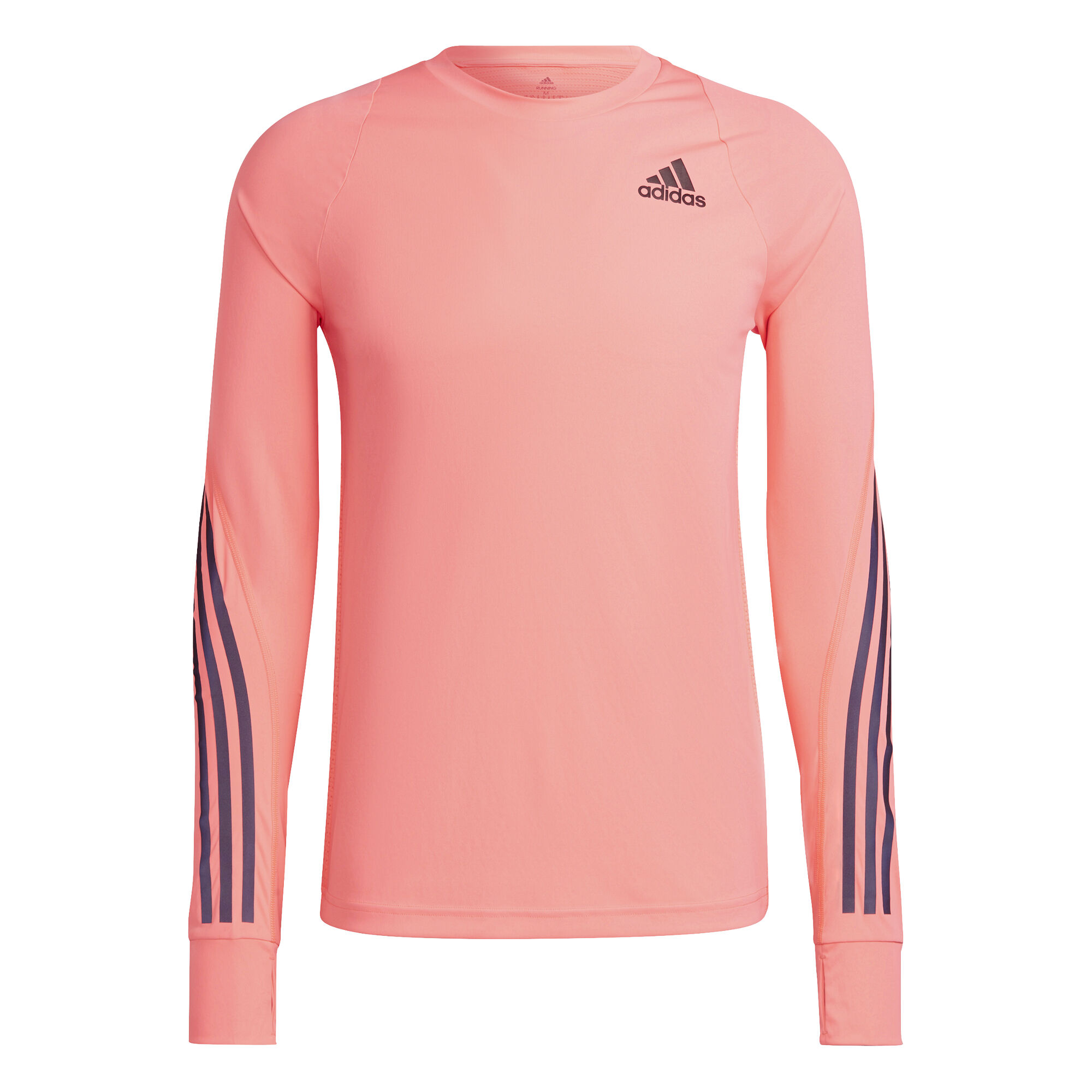 Acheter adidas Icon Haut Manches Longues Hommes Corail en ligne Running Point FR