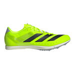 Chaussures de running adidas adidas Distancestar Spikes Unisex-vert fluo, noir
