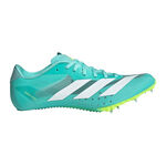 Chaussures de running adidas adidas Sprintstar Spikes Unisex-turquoise, blanc